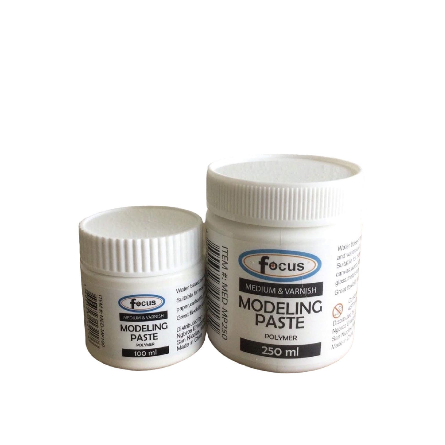 Fine Modelling Paste Focus Modeling Paste – Texture Medium for Impasto & Acrylic Painting