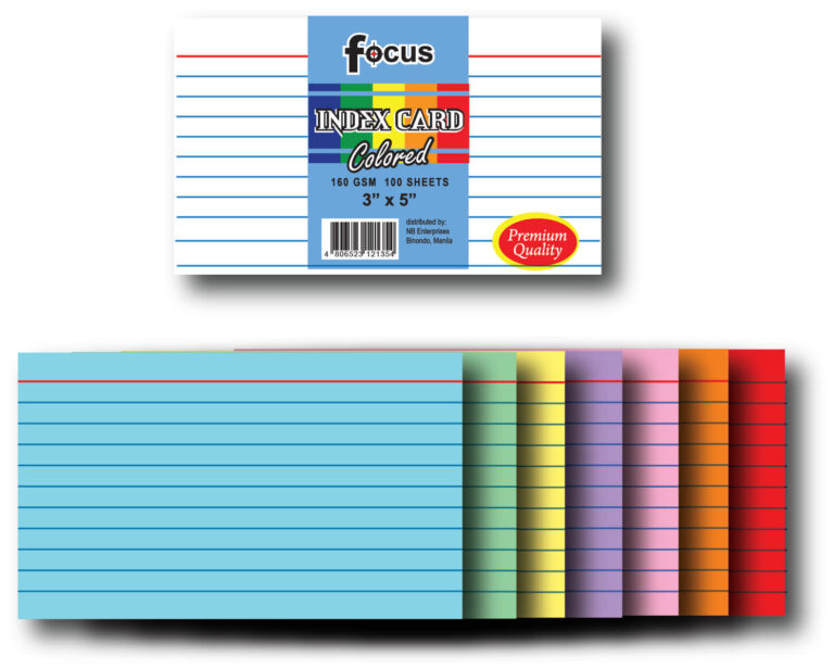 index colored 3x5 1